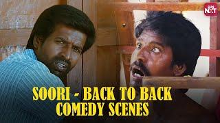 Soori's Hilarious Comedy Scenes | Poojai | Jilla | Sundarapandian | Sun NXT