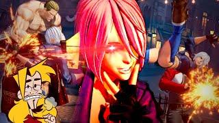 Angel is a MONSTER! King of Fighters XV Online Matches