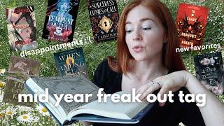 mid-year freak out tag  best and worst books so far in 2024, disappointments, anticipated reads