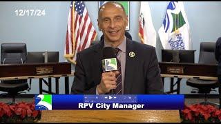 RPVtv City Council Update - 12/17/24