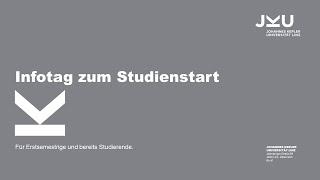 Infotag zum Studienstart | JKU Linz