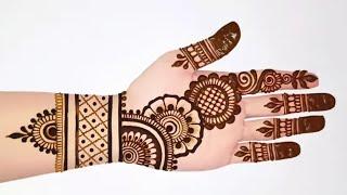 Latest Arabic mehndi design | Easy Mehandi designs | Simple mehndi designs trick @ShabsCreation