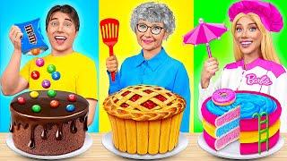 Barbie vs Grandma Cooking Challenge | Who Wins the Secret Kitchen Battle by Multi DO Challenge