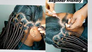 How To Install Faux Locs Easily/African Hairstyle