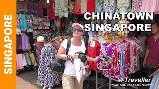 Singapore, CHINATOWN - Pagoda Street,  Buddha Tooth Relic Temple & Sri Mariamann Temple