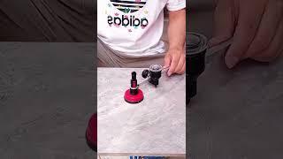 Excellent technique for round cutting tiles #alshaheentech #tools #tiles #diy #design #construction
