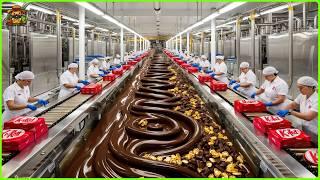 Kit-kat Mega Factory: How They Process Millions Of Kit-kat With Modern Technology