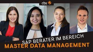 SAP Berater im Bereich Master Data Management | Karriere in der Unternehmensberatung | cbs