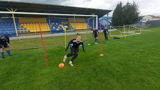 Goalkeeper training U12-U13 - Improve your diving and positioning before the save!