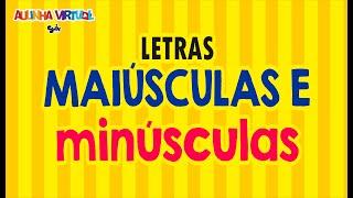 Aulinha Virtual Português - Letras Maiúsculas e Minúsculas-Educação infantil escola pedagogia dicas