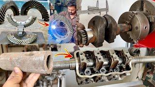 Essentially Process // See How Repaired Broken Some Parts of Heavy Trucks in Varied Situation….