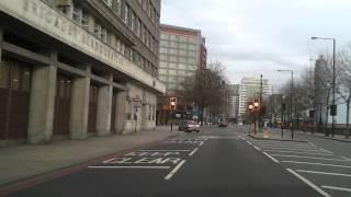 Driving in London - Tower of London to The Kia Oval : Surrey County Cricket Club