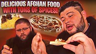 Delicious Afghan food with tons of spices!