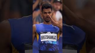 A top 3 finish for Sreeshankar (8.09m) at the Paris Diamond League.#LongJump #CraftingVictories 