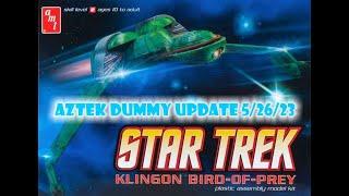 Aztek Dummy Update 5/19/23 - Bird of Prey - Part 2