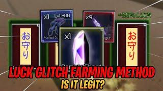 Does The Jujutsu Infinite LUCK Glitch ACTUALLY Work? | Best Farming Method?