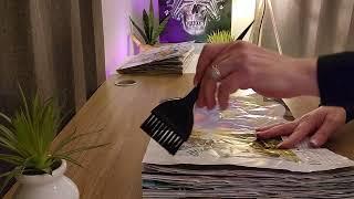 Brain Tingling ASMR | Crinkly Paper Brushing  - No Talking