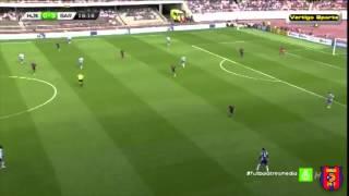 Munir El Haddadi defensive work vs HJK Helsinki