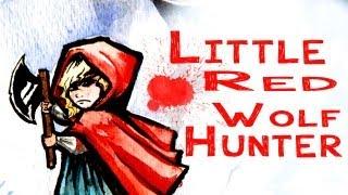 Little Red Wolf Hunter - Mary Doodles Painting