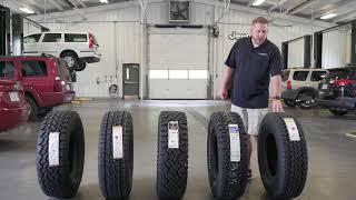 Tire Comparison video with the General Grabber ATX, BF Goodrich KO2, and Goodyear DuraTrac