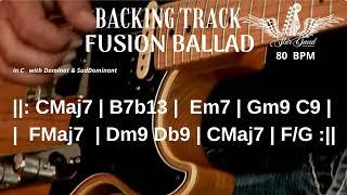 Backing Track Fusion Ballad in C with Dominant & Sub Dominant