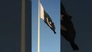 wagah border lahore Pakistani Flag  