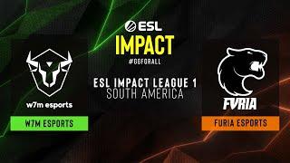 w7m esports vs FURIA Esports - Map 1 [Nuke] - ESL Impact League S1 - Group A - SA