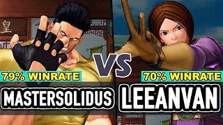 KOF XV ▰ MASTERSOLIDUS (Dinosaur/King/Yamazaki) vs LEEANVAN (Ángel/Whip/Isla)