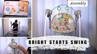 Bright Starts Baby Swing Review and Assembly