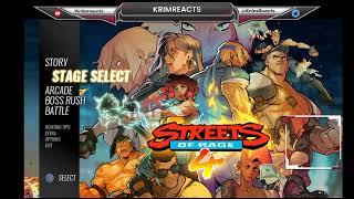 Streets Of Rage BOSS RUSH!!! Let's Play! (Streets Of Rage 4)