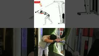 over head triceps pulley #shorts #shortvideo #youtube #viral #gym #workout #trending #share #like
