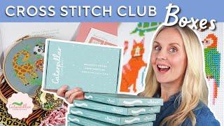 Save Time and Money with the Cross Stitch Club Boxes! | Caterpillar Cross Stitch