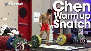 Chen Lijun (62kg, China) Warm Up Snatch 2015 World Weightlifting Championships