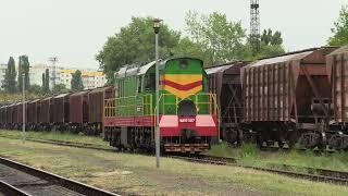 Тепловоз ЧМЭ3-3217 на ст. Кишинёв / CME3-3217 at Chisinau station