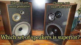 Dueling speakers: Vintage vs Modern