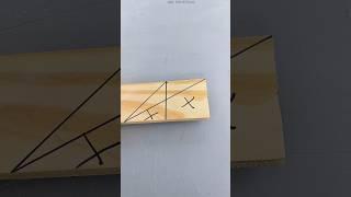 The wood joints look great in just a few steps. #woodworking #wood