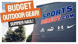 SPORTS DIRECT SUMMER HAUL! Budget kit for WILD CAMPING and BACKPACKING