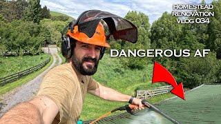 The Most Dangerous DIY Project Yet | Homestead Renovation Vlog 034