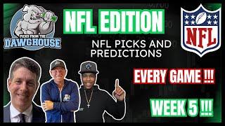 NFL Week 5 2024 Picks & Predictions | Picks From The DawgHouse NFL Edition