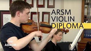 ARSM Performance: Violin Exam