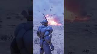 Boom!…Real time Mega Smasher from heaven. #Guyver #fanmade #game