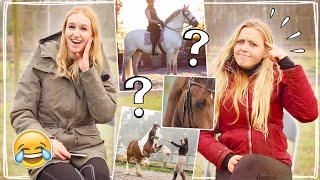 RAAD DE PAARDEN YOUTUBER MET FENNA! #2  *MOEILIJK!* | Daphne draaft door & HoefWijzer