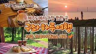 제주도에서 가장 핫한 구좌읍 하루여행코스 | 제주동쪽여행 구좌 오름, 맛집, 카페, 일몰명소 모두 정리