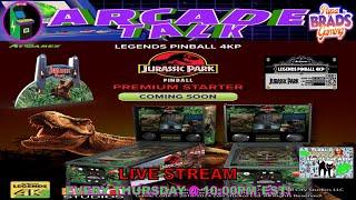 Let's Talk About Atgames 4K Pinball: Jurassic Park Coming Soon & The Zen Table Flipper Lag Fix!