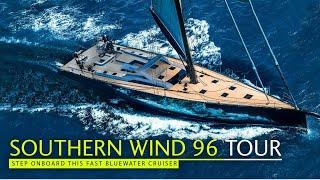 The carbon bluewater cruiser with hybrid propulsion | Southern Wind 96 tour | Yachting World