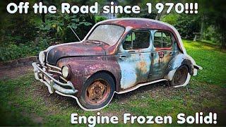 ABANDONED for 54 Years! Will this Renault RUN Again? Engine Locked down!