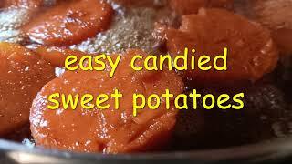 easy candied sweet potatoes