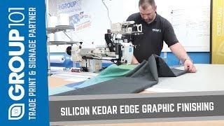 Silicon Edge Graphics, Stitching Silicon Kedar Edging, Fabric Printing, beMatrix Panel Printing