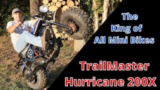 Best mini bike you can buy! Trailmaster Hurricane 200x