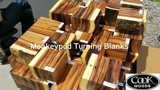 Monkeypod Exotic Wood Turning Blanks